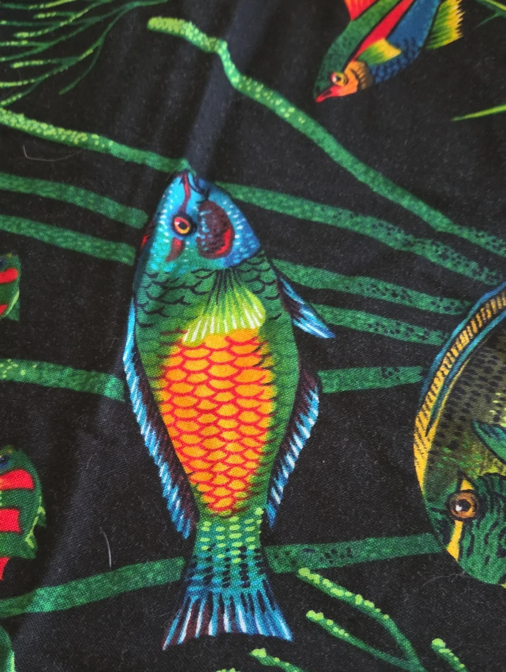 The Alexander Henry Collection Multi Colors FISHIES Marine Life 1.53 Yards